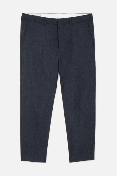 Shop Ami Alexandre Mattiussi Cropped Trousers In Grey