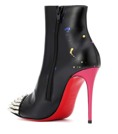 Shop Christian Louboutin Love Is A Boot 100 Ankle Boots In Black