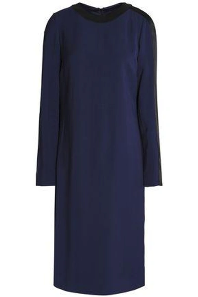 Shop Amanda Wakeley Cady Dress In Midnight Blue