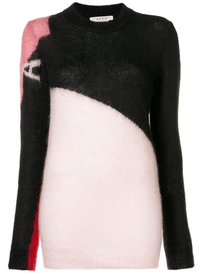 Shop Alyx Colour Block Knitted Jumper In Pink