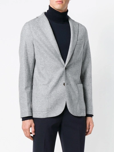 Shop Eleventy Perfectly Fitted Jacket In Grey