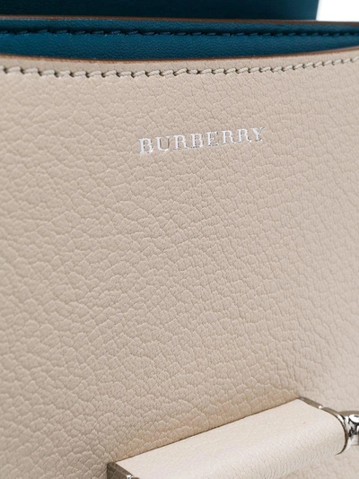 Shop Burberry Mini D-ring Bag - Nude & Neutrals