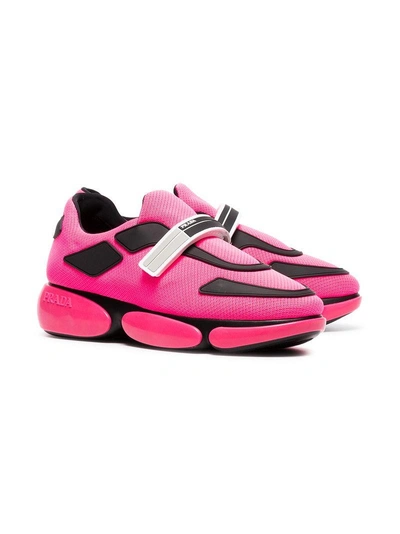 Shop Prada Cloudbust 40 Low-top Sneakers - Pink & Purple