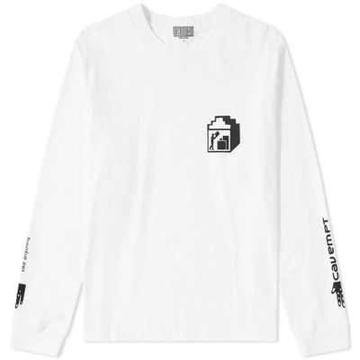 Shop Cav Empt Long Sleeve Pack Tee In White