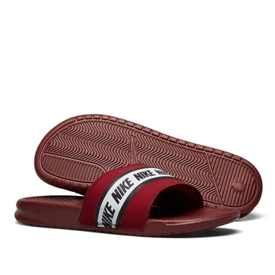 Nike Benassi In Burgundy | ModeSens