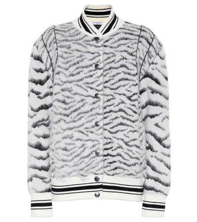 Shop Givenchy Mohair-blend Jacket In White