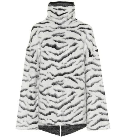 Shop Givenchy Mohair-blend Sweater In White