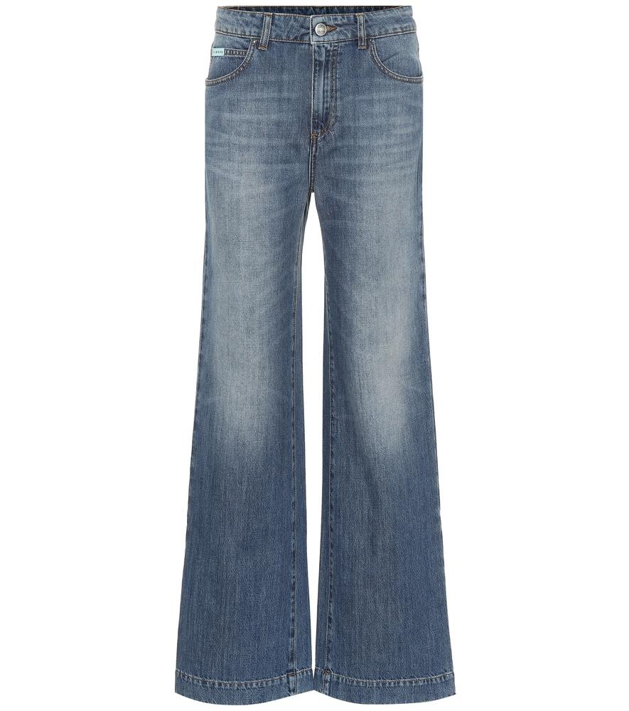 Alexa Chung High-waisted Flared Jeans In Blue | ModeSens