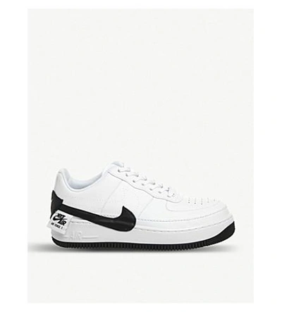 Shop Nike Air Force 1 Jester Xx Leather Trainers In White Black