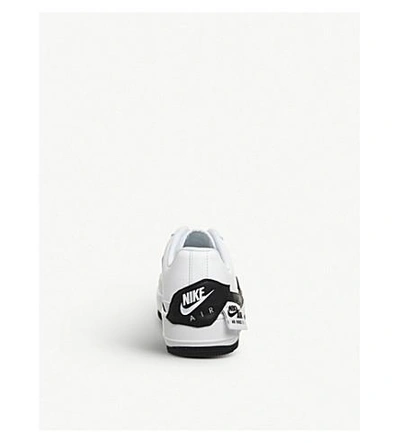 Shop Nike Air Force 1 Jester Xx Leather Trainers In White Black