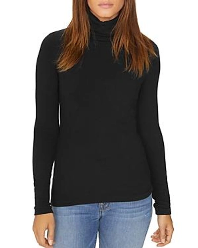 Shop Sanctuary Ribbed Turtleneck Top In Black