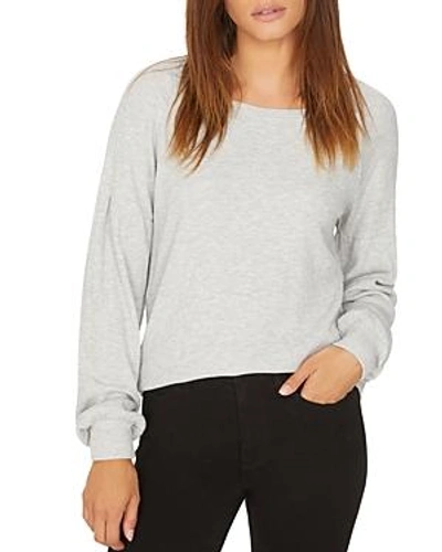 Shop Sanctuary Josephine Thermal Top In Heather Sterling