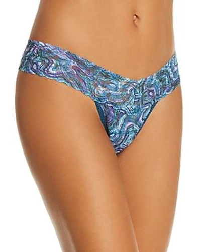 Shop Hanky Panky X Kimberly Mcdonald Low-rise Thong In Multi Color