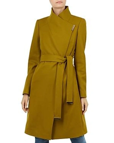 Ted baker sandra coat 2025 mid green