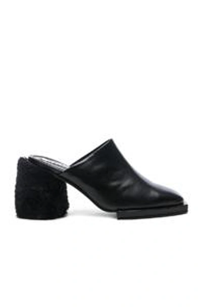 Shop Reike Nen Square Platform Plain Mule In Black