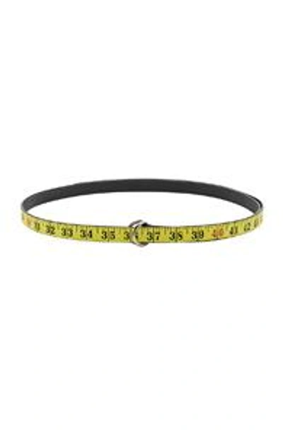 Shop Maison Margiela Belt In Yellow