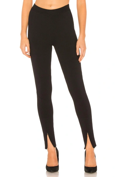 Shop Rebecca Vallance Violet Knit Pant In Black