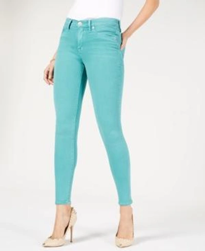 Shop Hudson Nico Mid Rise Super Skinny Ankle Jean In Dusted Jade