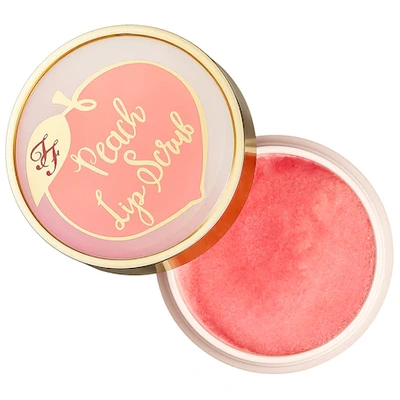 Shop Too Faced Peach Lip Scrub - Peaches And Cream Collection 0.51 oz/ 14.5 G