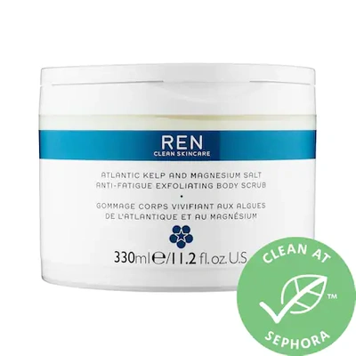 Shop Ren Clean Skincare Atlantic Kelp And Magnesium Salt Anti-fatigue Exfoliating Body Scrub 11.2 oz/ 330 ml