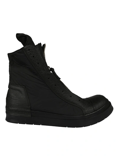 Shop Cinzia Araia Hi-top Zipped Sneakers In Black