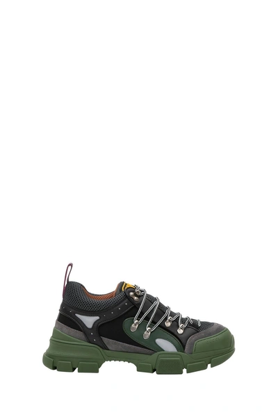 Shop Gucci Flashtrek Sneaker In Verde