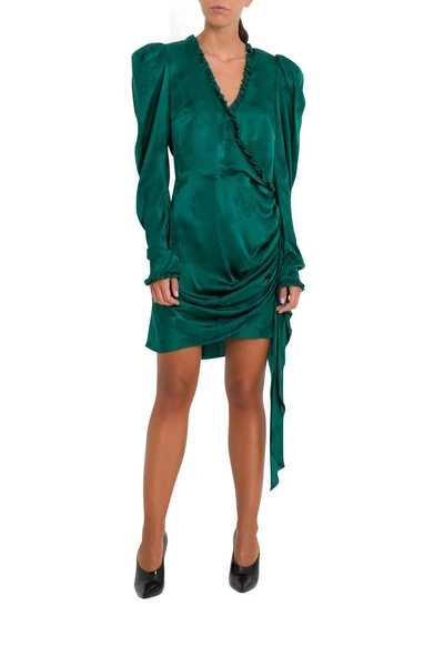 Shop Magda Butrym Carlton Dress In Verde