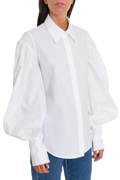 Shop Isa Arfen Hilda Shirt In Bianco
