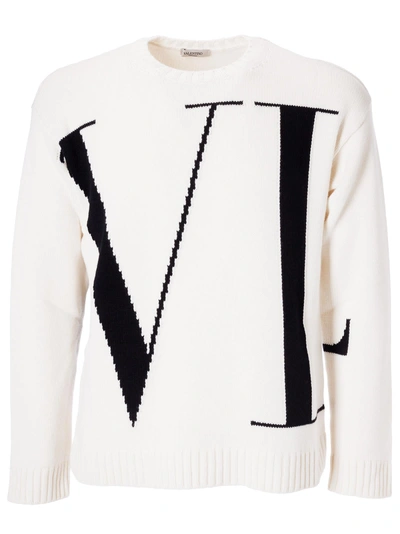 Shop Valentino Logo Sweater