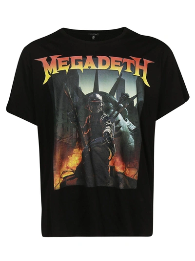 Shop R13 Megadeth Print T-shirt In Black