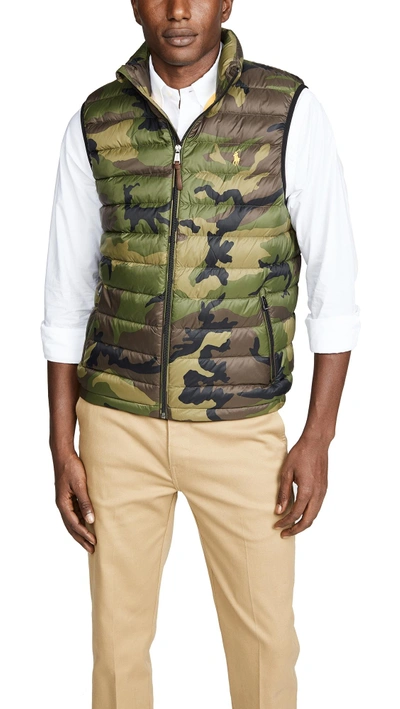 Polo Ralph Lauren Bleeker Waistcoat In Vintage Surplus Camo | ModeSens