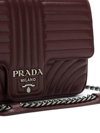 Shop Prada Diagramme - Red