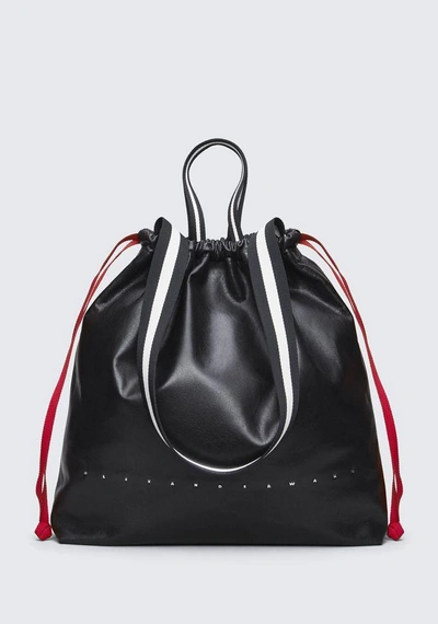 Shop Alexander Wang Ransack Drawstring Bag In Black