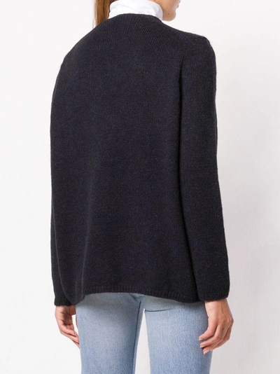 Shop Closed Classic Knitted Sweater - Blue
