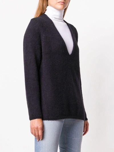 Shop Closed Classic Knitted Sweater - Blue