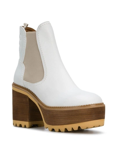 Shop See By Chloé Erika Ankle Boots In White