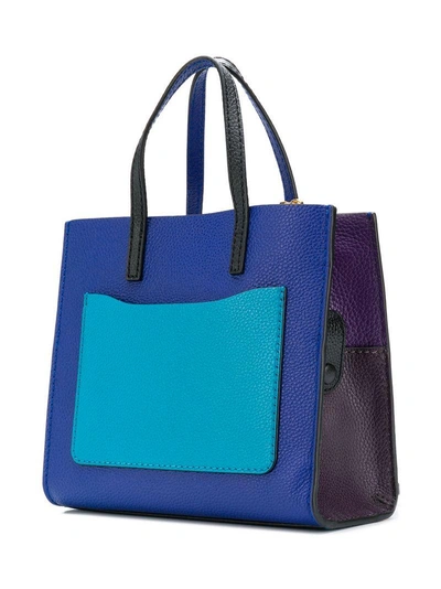 Shop Marc Jacobs Mini Grind Tote Bag - Blue