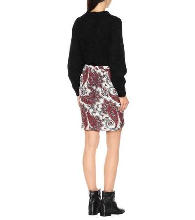 Shop Isabel Marant Tilena Printed Miniskirt In Multicoloured
