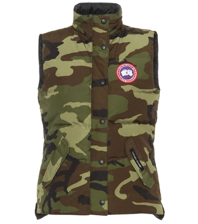 Shop Canada Goose Freestyle Down Vest In Green