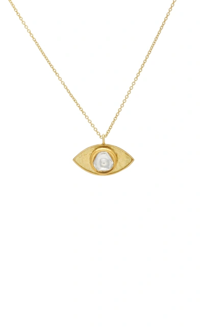Shop Amrapali Kundan Vintage Diamond And 18k Gold Evil Eye Pendant Necklace