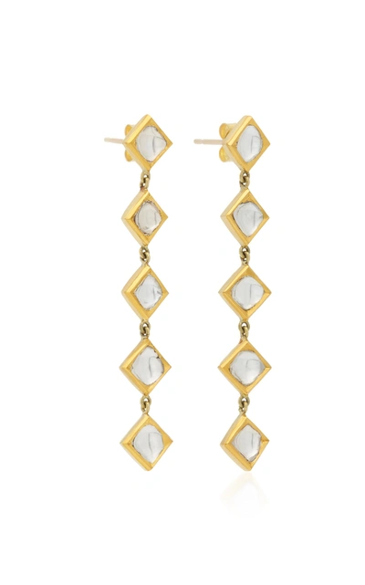 Shop Amrapali Kundan 18k Gold And Diamond Earrings
