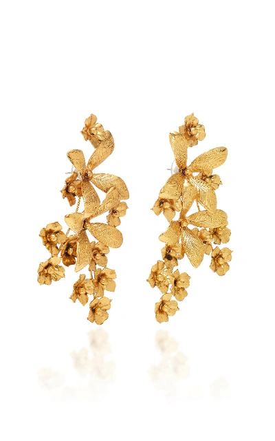 Shop Jennifer Behr Ophelia Earrings In Gold