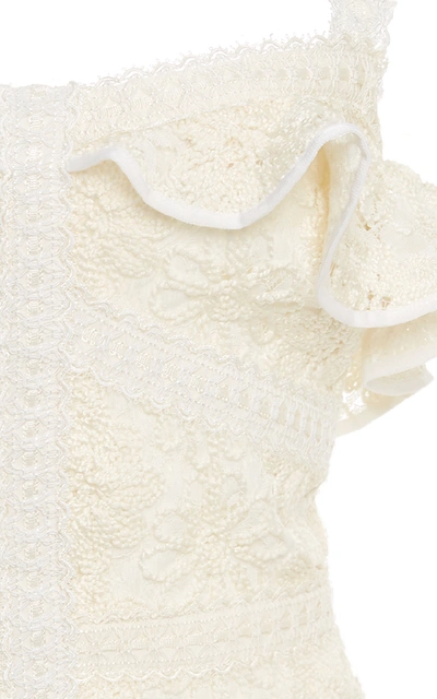 Shop Alexis Linzi Lace Mini Dress In White