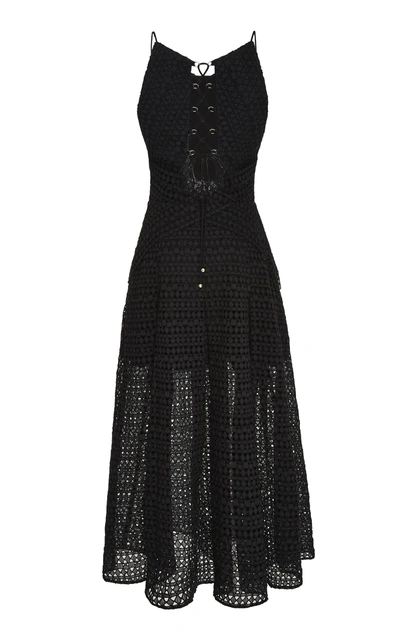 Shop Acler Eden Sleeveless Maxi Dress In Black