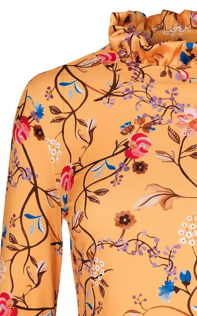 Shop Stine Goya Manila Floral Long Sleeve Top