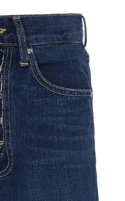 Shop Eve Denim Silver Bullet High-rise Skinny Jeans In Dark Wash