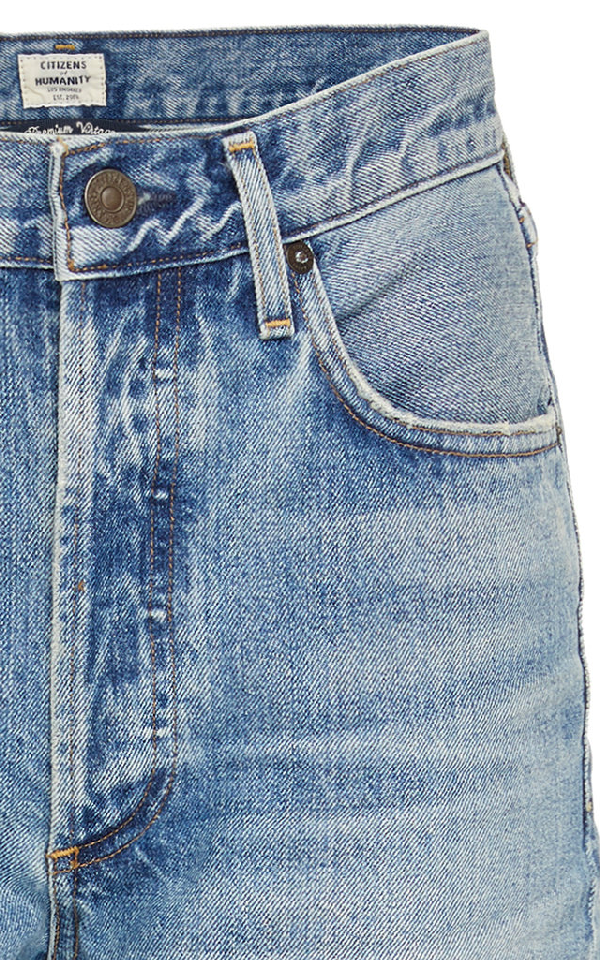 Citizens Of Humanity Blue Charlotte High Rise Straight Jeans In Wynwood Modesens