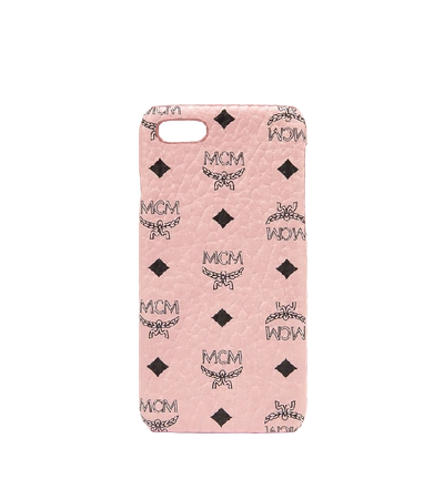 Shop Mcm Iphone 6s/7/8 Case In Visetos Original In Soft Pink