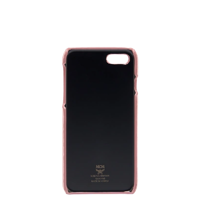 Shop Mcm Iphone 6s/7/8 Case In Visetos Original In Soft Pink