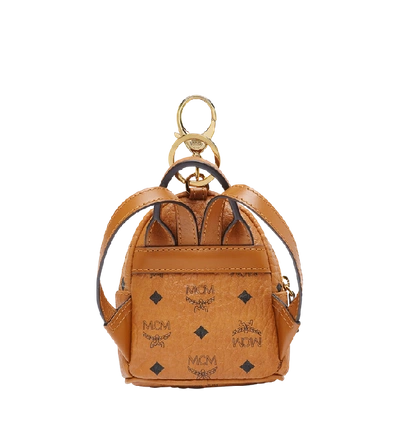Shop Mcm Backpack Charm In Visetos In Co